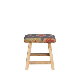 Tabouret kilim automne...