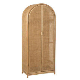 Armoire 2 Portes Rotin Naturel