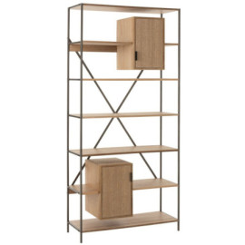 Etagere 2 Armoires Bois-Métal