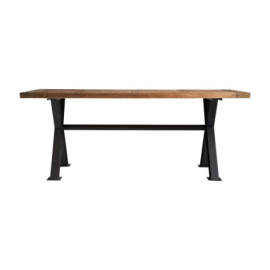 Table Pinsk Noir Naturel en...