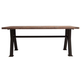 Table Pinsk Noir Naturel en...