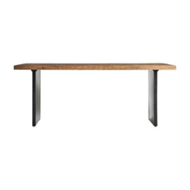 Table Uzor Noir Naturel en...