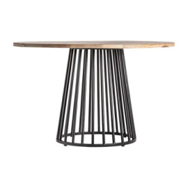 Table Weyer Noir Naturel en...