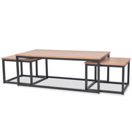 Table basse industrielle x3...