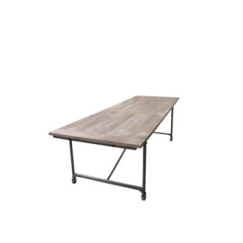 Table tapissier 250 cm + 2...