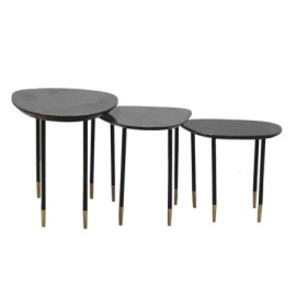 Set De 3 Tables Charles Noir