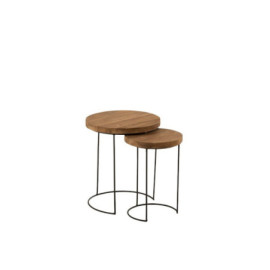 Tables Gigognes ronde Tek