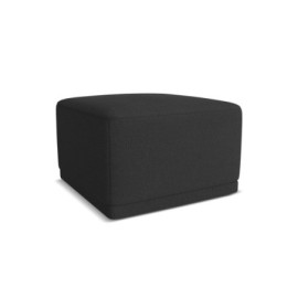 Pouf Kaila Tissu Anthracite