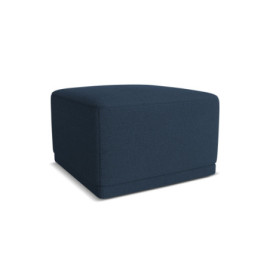 Pouf Kaila Tissu Royal blue