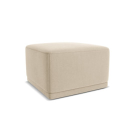 Pouf Kaila Velours Light beige