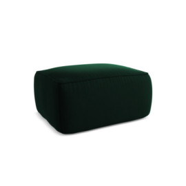 Pouf Liko Velours Bottle green