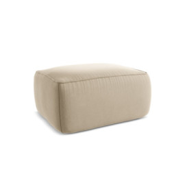 Pouf Liko Velours Light beige