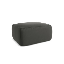 Pouf Liko Velours Steel