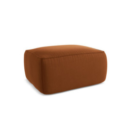 Pouf Liko Velours Terracotta