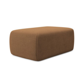 Pouf Nanea Tissu Terracotta