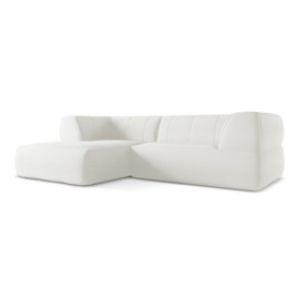 Sofa d'angle Liko Boucle White