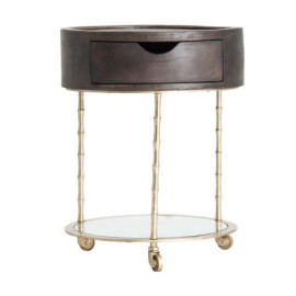 Table d'appoint Wald Marron...