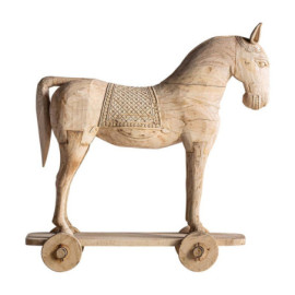 Figurine Cheval Naturel en...