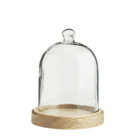 Cloche En Verre Avec Base...