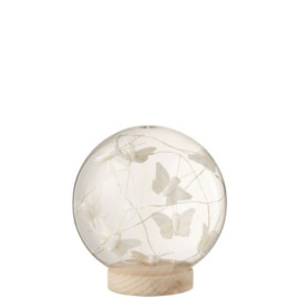 Cloche Boule Led Papillons...