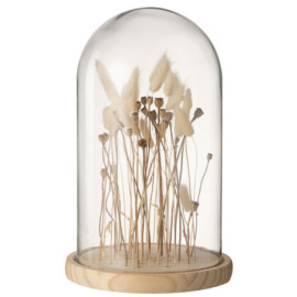 Cloche En Verre Sur Fleurs...