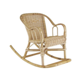 Rocking-chair enfant en rotin