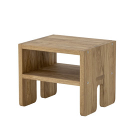 Tabouret Bas Marron Chêne